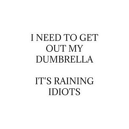 Dumbrella Vinyl Decal