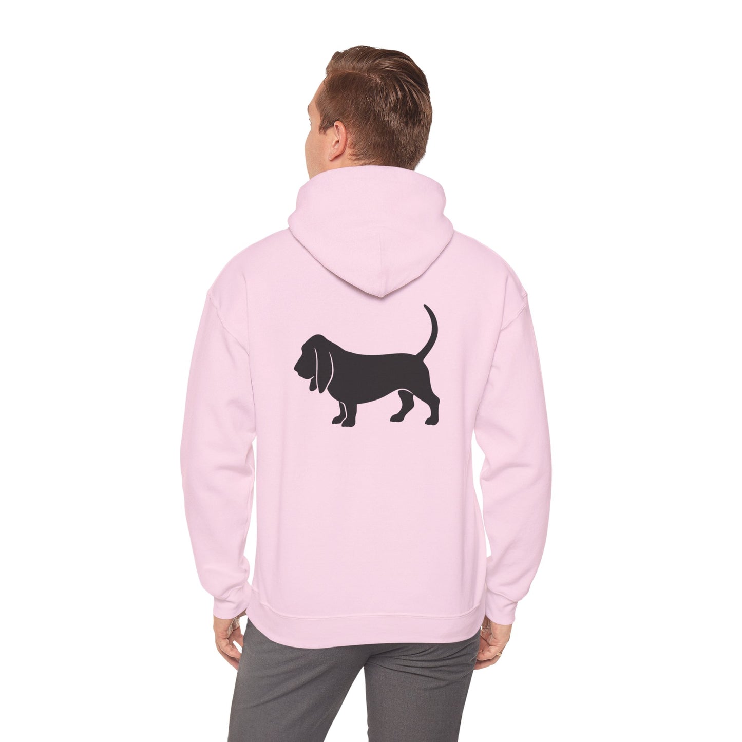 Basset Hound Silhouette Unisex Hoodie