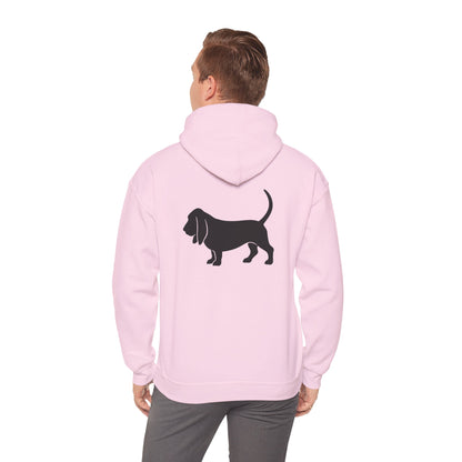 Basset Hound Silhouette Unisex Hoodie