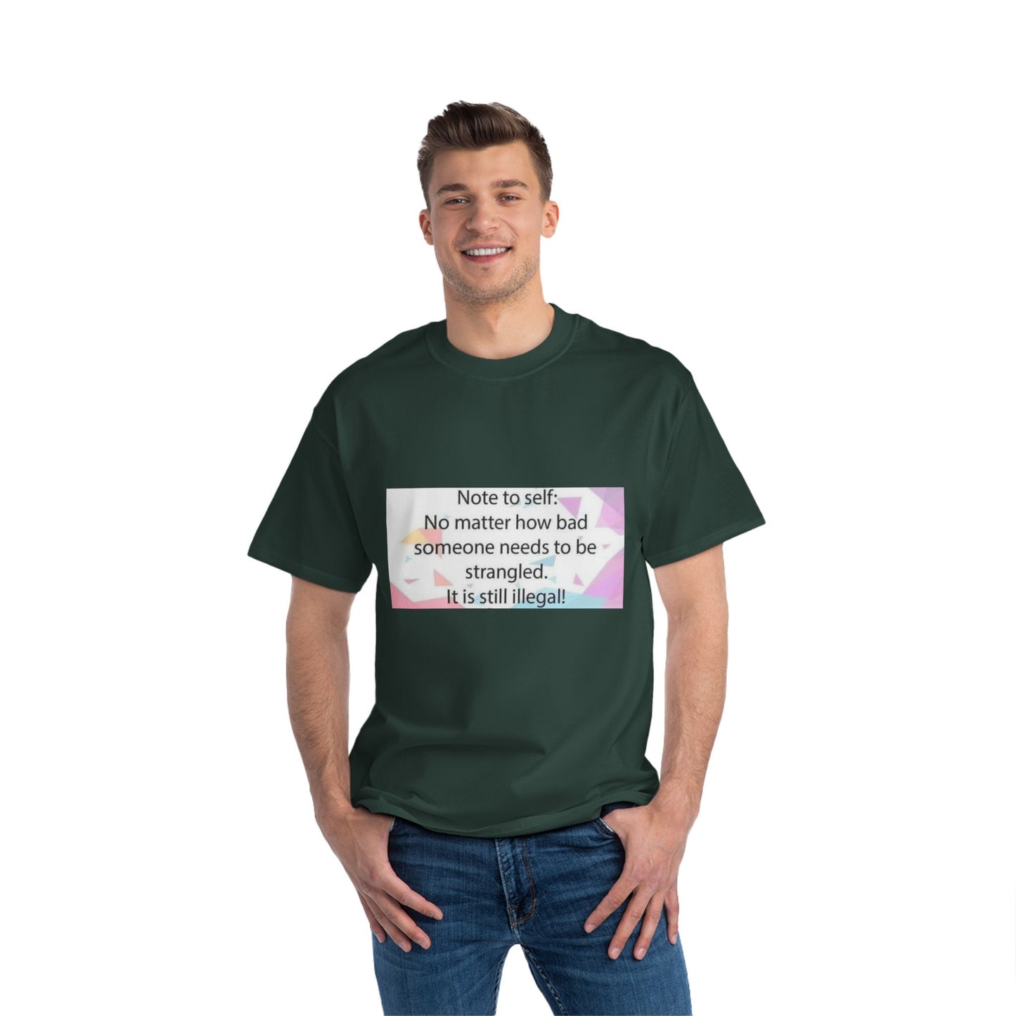 Note To Self Men's Short-Sleeve Crewneck Tee