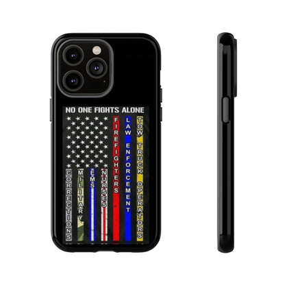 No One Fights Alone iPhone Case