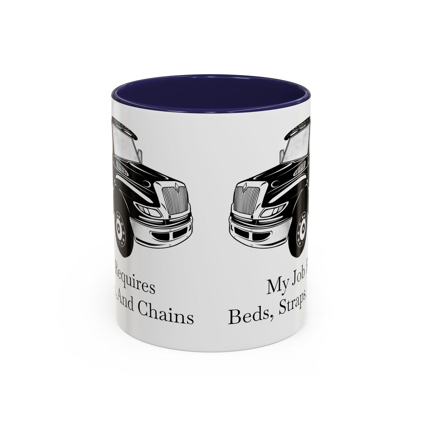 Beds, Straps, And Chains 2-Tone Coffee Mug