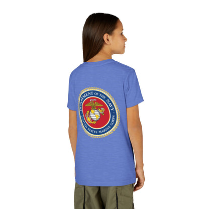 US Marine Corps Youth Unisex Short Sleeve Crewneck Tee