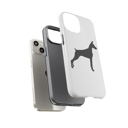 Doberman Silhouette iPhone Case