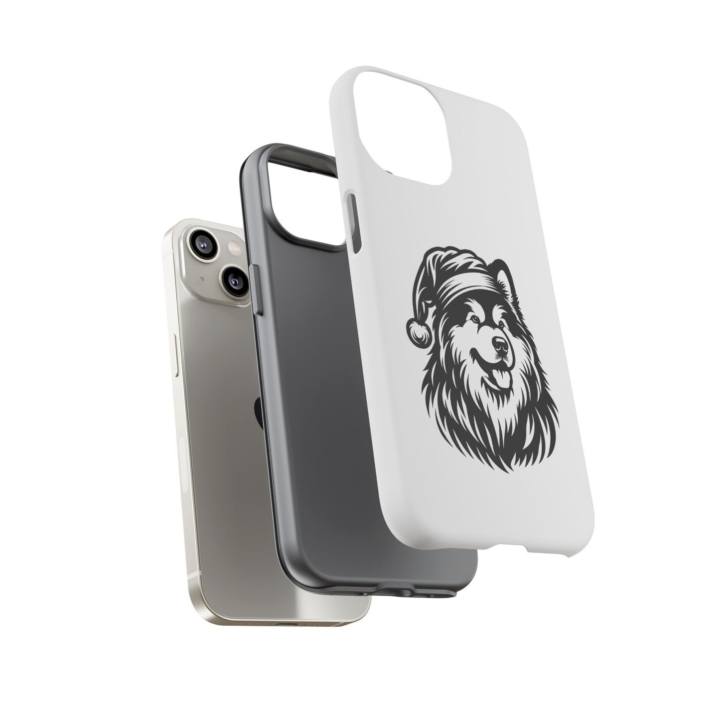 Santa Paws Malamute iPhone Case