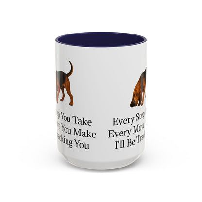 Tracking You 2-Tone Coffee Mug