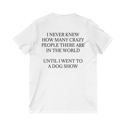 Never Knew Unisex Short Sleeve V-Neck Tee