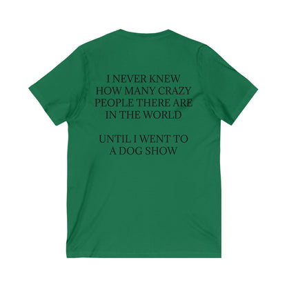 Never Knew Unisex Short Sleeve V-Neck Tee