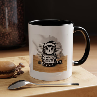 Naughty Cat 2-Tone Coffee Mug
