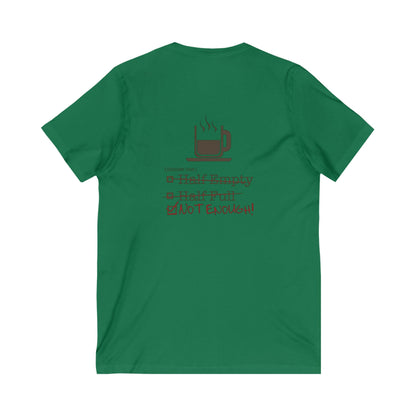 Not Enough Unisex Short Sleeve V-Neck Tee