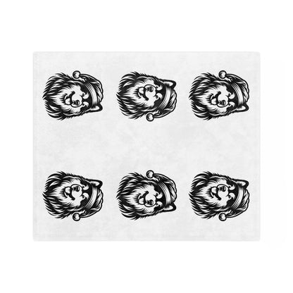 Santa Paws Malamute Velveteen Microfiber Blanket