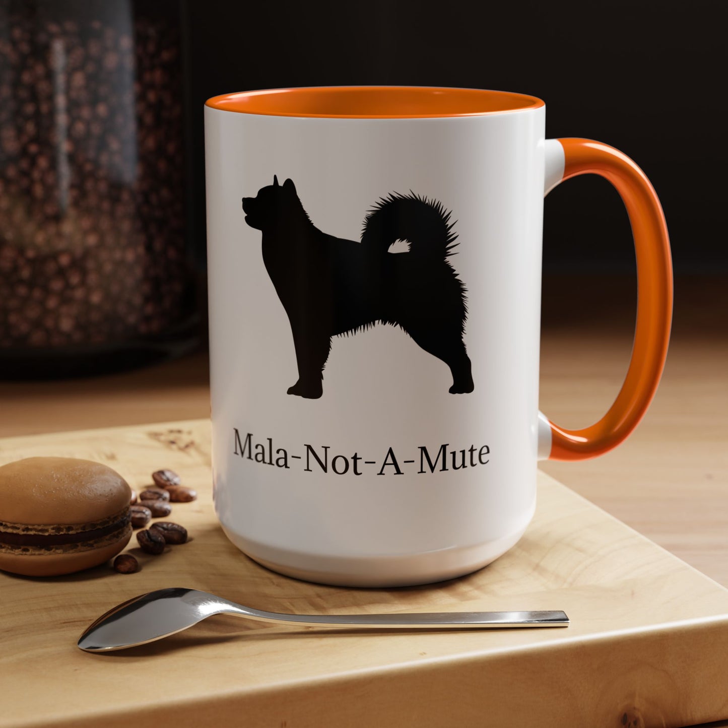 Mala-Not-A-Mute 2-Tone Coffee Mug