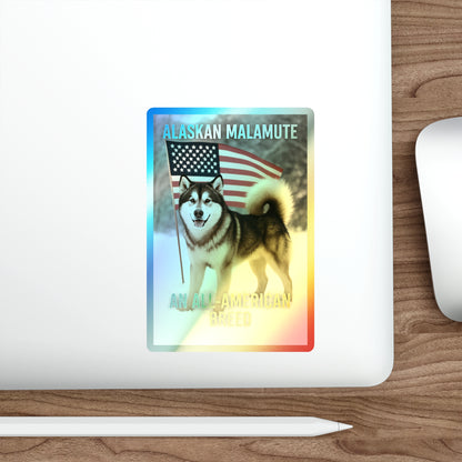 All-American Breed Holographic Sticker