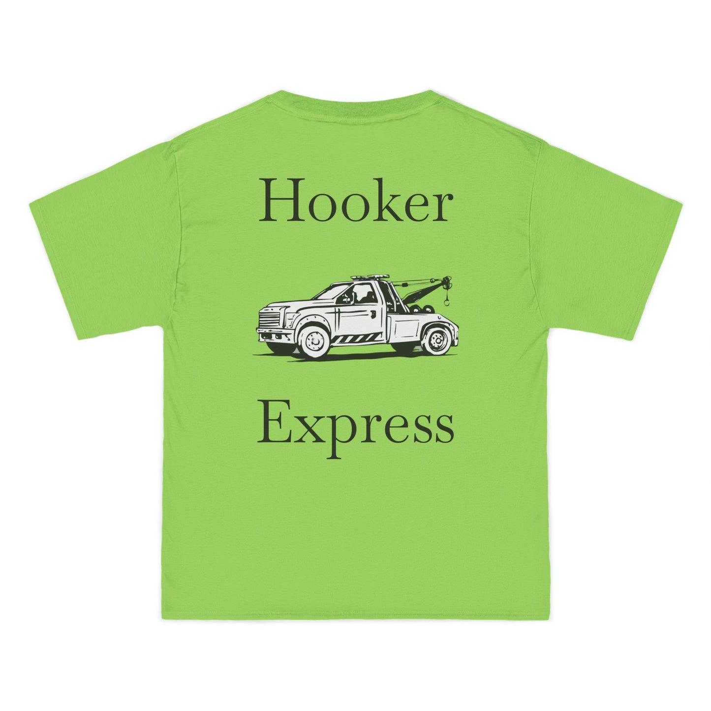 H**ker Express Wheel Lift Tow Truck Men's Short-Sleeve Crewneck Tee