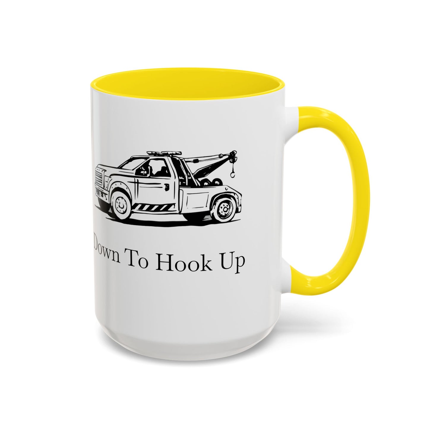 Down To Hook Up 2-Tone Coffee Mug