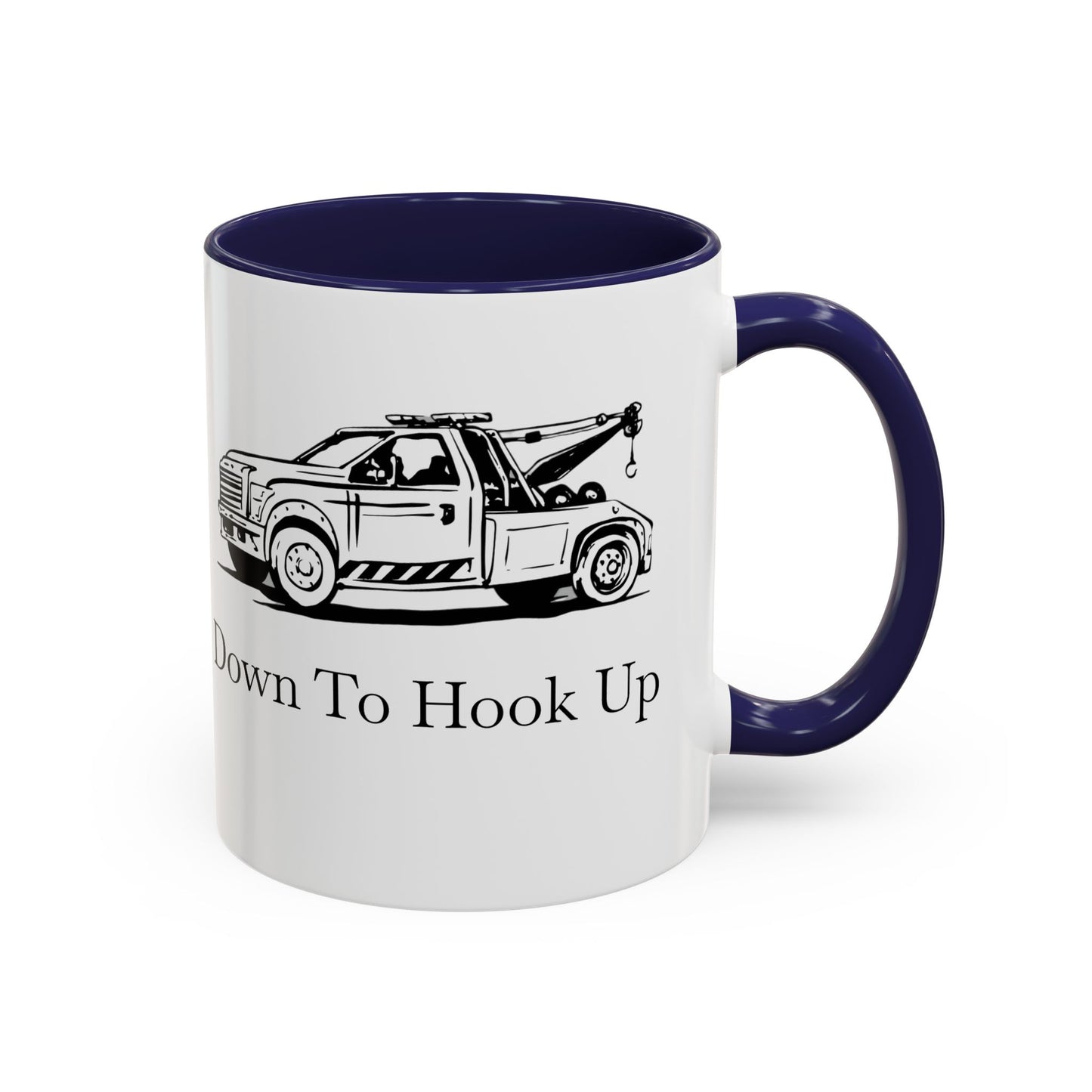 Down To Hook Up 2-Tone Coffee Mug