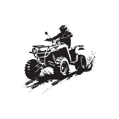 Slingin' Mud Quad Vinyl Decal