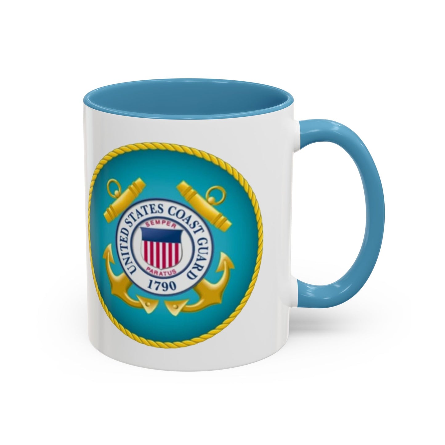 US Coast Guard 2-Tone Coffee Mug