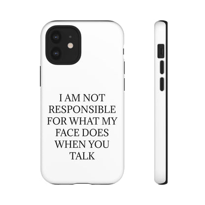 When You Talk iPhone Case