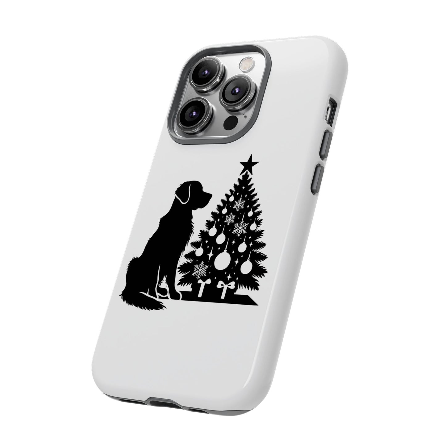 Golden Christmas Tree iPhone Case