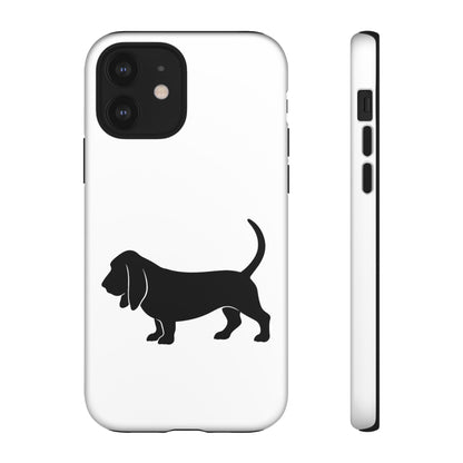 Basset Hound Silhouette iPhone Case
