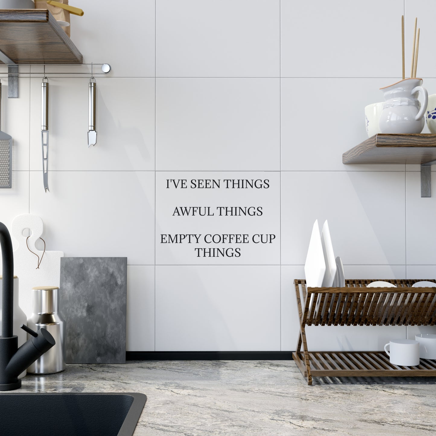 I've Seen Things Ceramic Photo Tile