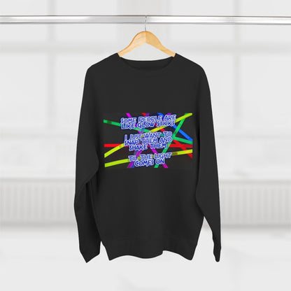 Glow Sticks Unisex Crewneck Sweatshirt
