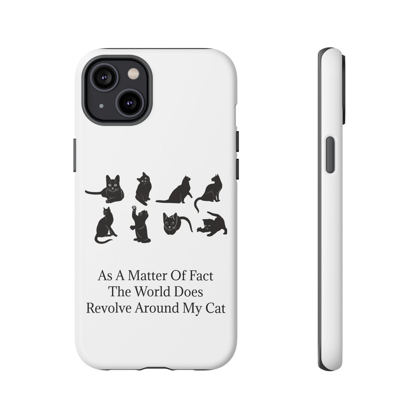 Matter Of Fact Cat iPhone Case