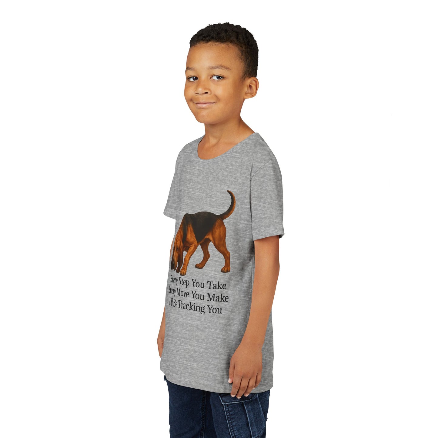 Tracking You Youth Unisex Short Sleeve Crewneck Tee