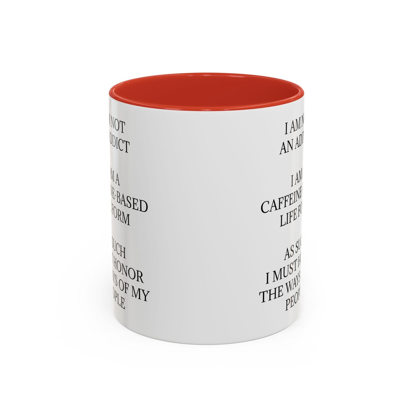 Not An Addict 2-Tone Coffee Mug