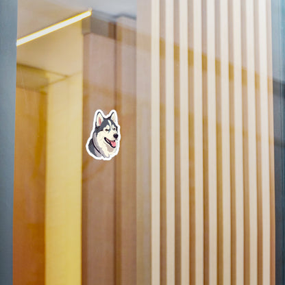 Malamute Head Vinyl Decal