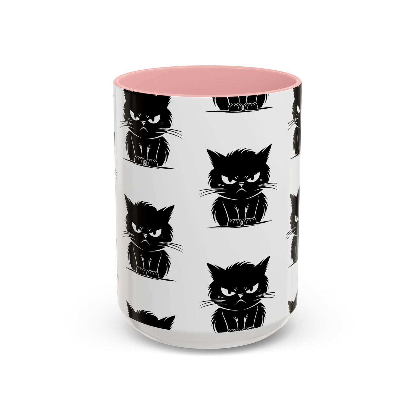 Angry Cat 2-Tone Coffee Mug