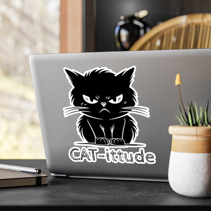 CAT-ittude Vinyl Decal