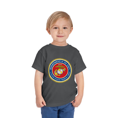 US Marine Corps Toddler Unisex Short Sleeve Crewneck Tee