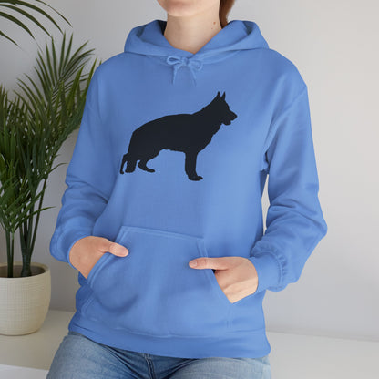 German Shepherd Silhouette Unisex Hoodie