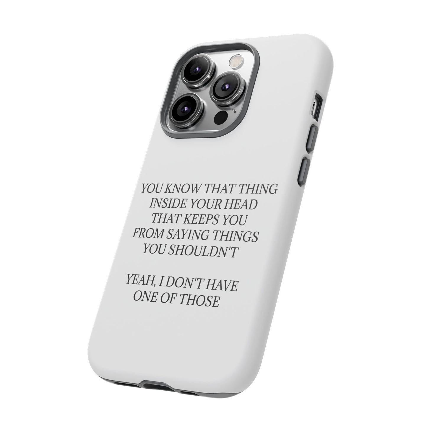 No Filter iPhone Case