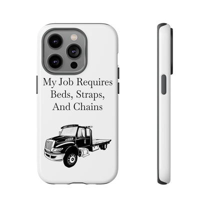 Beds, Straps, And Chains iPhone Case