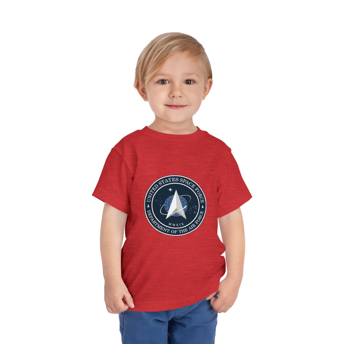 US Space Force Toddler Unisex Short Sleeve Crewneck Tee
