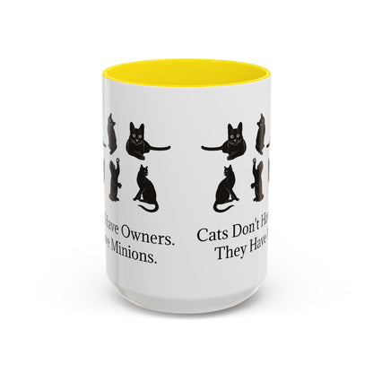 Cat Minions 2-Tone Coffee Mug