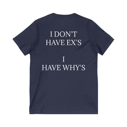 X's And Y's Unisex Short Sleeve V-Neck Tee
