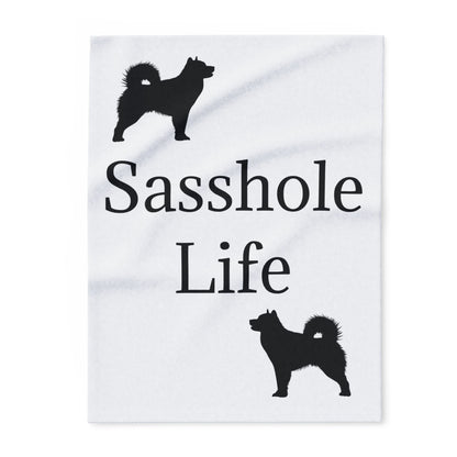 Sasshole Life Arctic Fleece Blanket