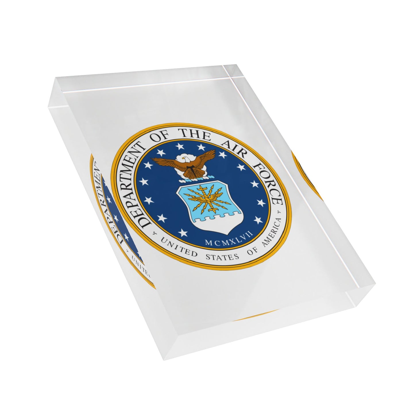 US Air Force Acrylic Photo Block