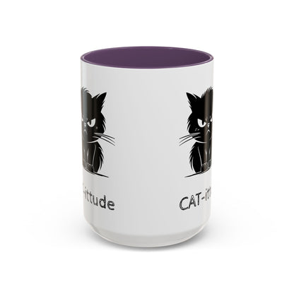 CAT-ittude 2-Tone Coffee Mug