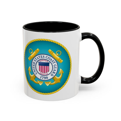 US Coast Guard 2-Tone Coffee Mug