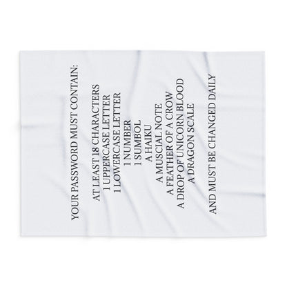 Password Arctic Fleece Blanket