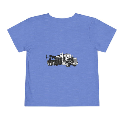 Heavy Tow Truck Toddler Unisex Short Sleeve Crewneck Tee