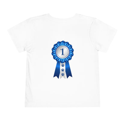 Show Ribbon Toddler Unisex Short Sleeve Crewneck Tee