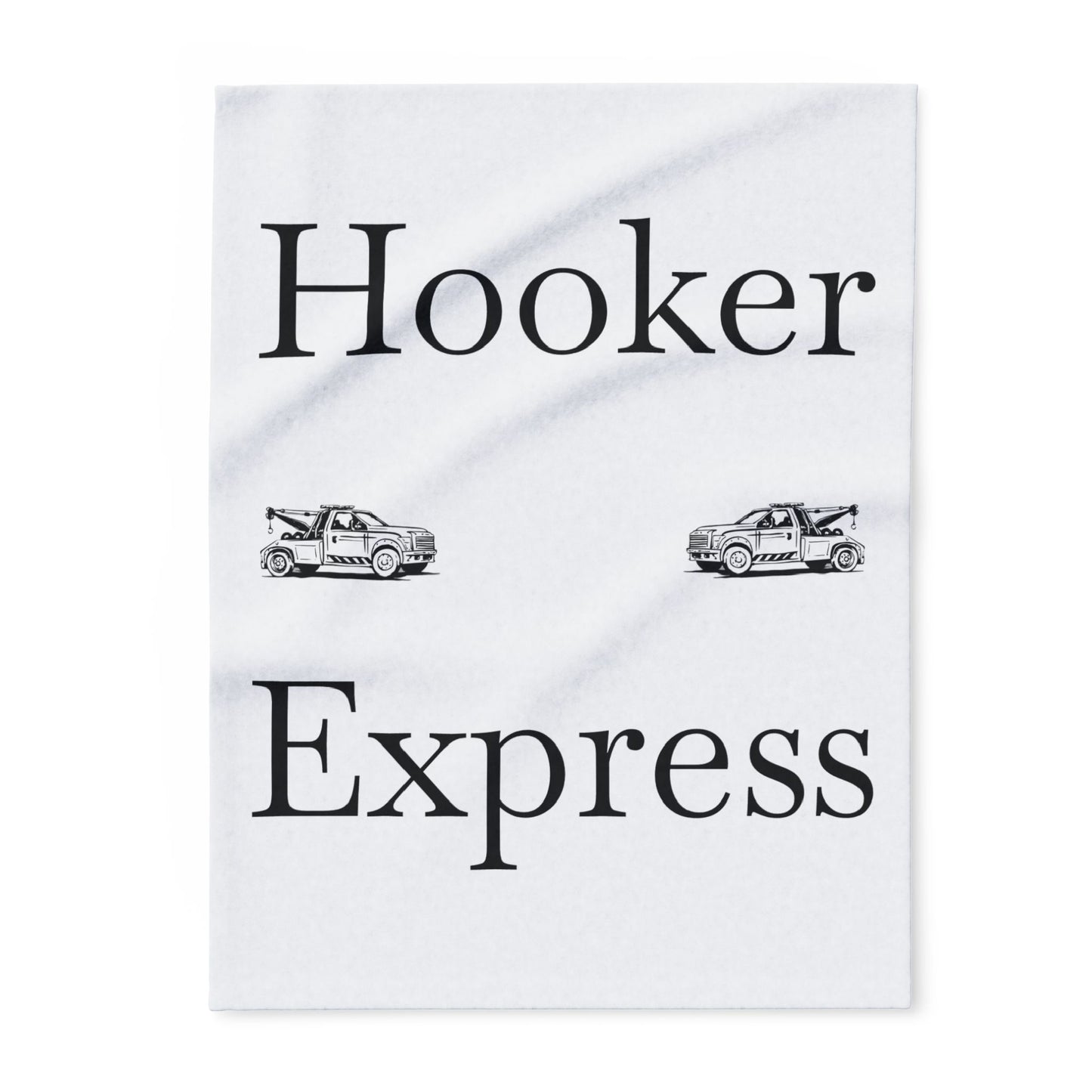 H**ker Express Wheel Lift Tow Truck Arctic Fleece Blanket