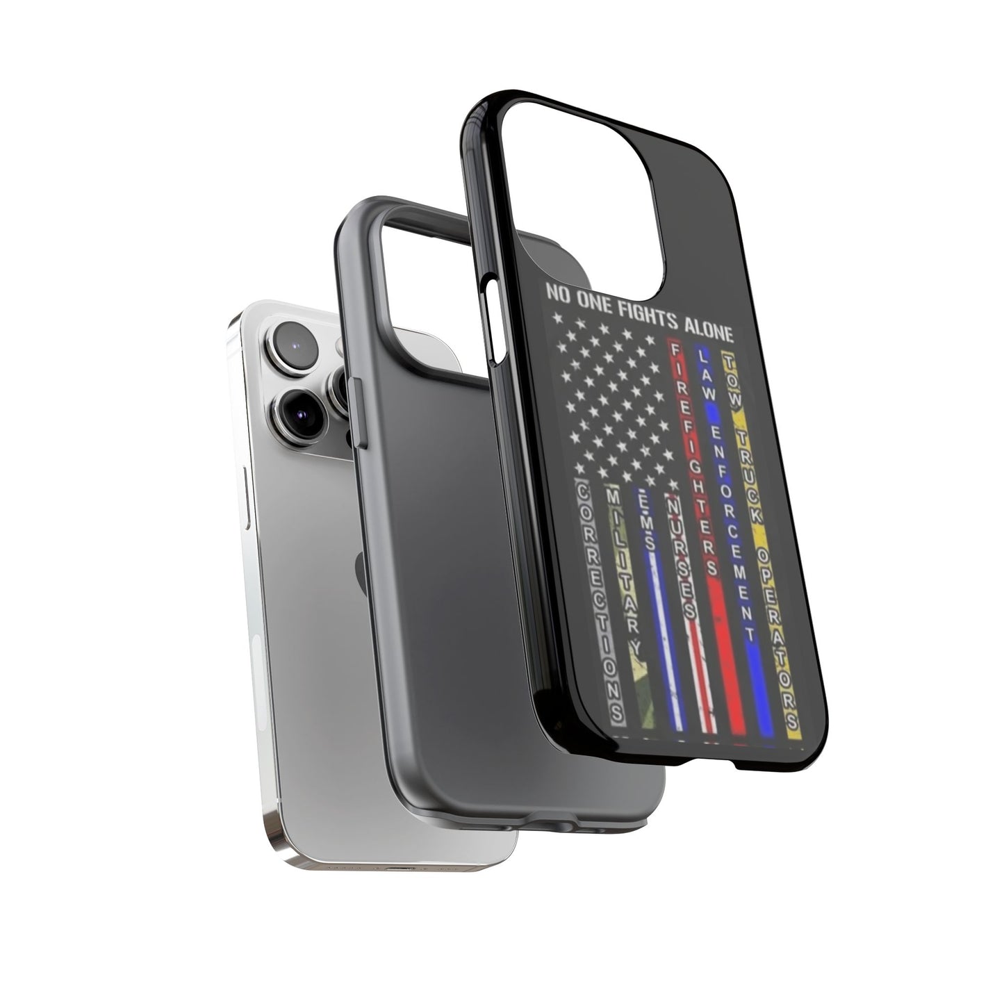 No One Fights Alone iPhone Case