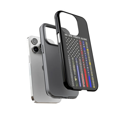 No One Fights Alone iPhone Case